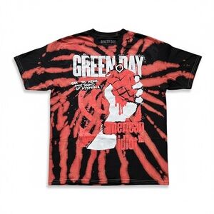 Green Day American Idiot Tie-dye Graphic Tee